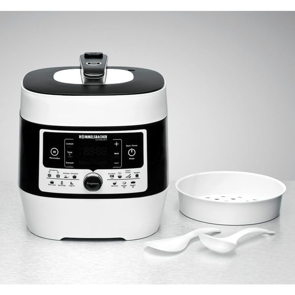 Rommelsbacher MD 1000, 4 L, 4 L, svart, hvit, LCD, digital, plast