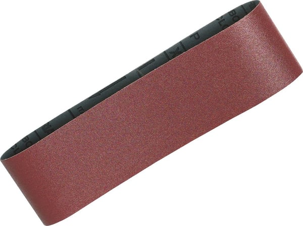 Makita - Slipebelte - for tre, plast, aluminium, stål - 5 deler - grovkorn: 80 - 76 mm x 610 mm - for P/N: 9920J, GS6000