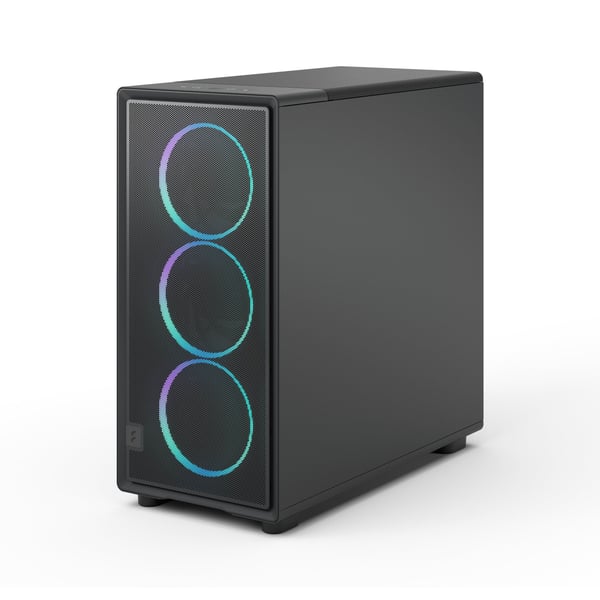 Fractal Design Epoch XL TG RGB - Datorlåda - utökad ATX - genomskinlig sidopanel (härdat glas) - ingen strömförsörjning (ATX) - svart, ljust - USB/...