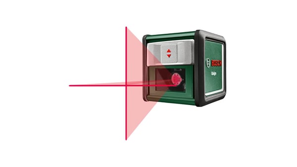 Bosch Quigo III UNI krysslaser 0,8 mm/m 635 nm + MM2-håndtak