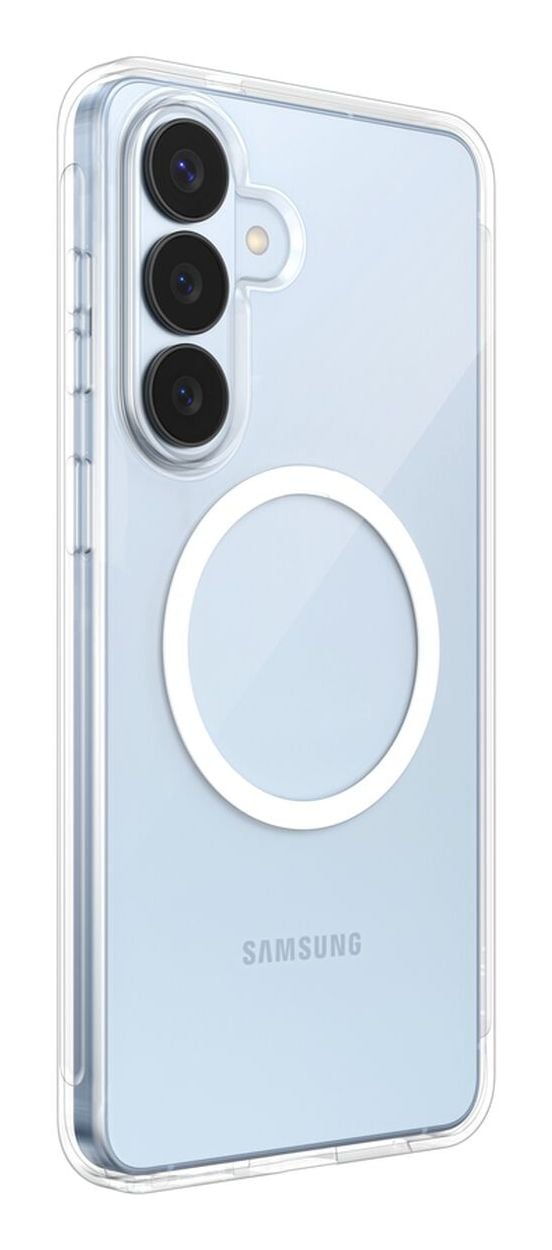 Belkin SheerForce Clear Series - Baksidesskydd för mobiltelefon - magnetisk - klar - för Samsung Galaxy S26+