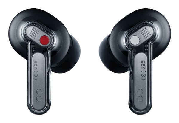 Nothing Ear (3) - True wireless-hörlurar med mikrofon - inuti örat - Bluetooth - aktiv brusradering - svart