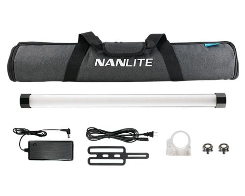 Nanlite PavoTube II 30X, 1 Light Kit, 70 W, LED, 2700 K, 12000 K, Sort, Hvit, 100 - 240 V