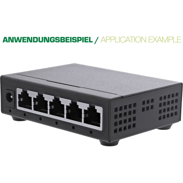 InLine 59908B, Gummi, Svart