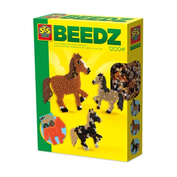 SES Creative Beedz 06214, 5 år, Gutt/Jente, Barn, Plast, Flerfarget, 1200 stykker