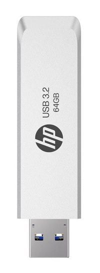 HP HPFD819W-A-64, 64 GB, USB typ A, 3.2 Gen 2 (3.1 Gen 2), 128 MB/s, Glide, Silver