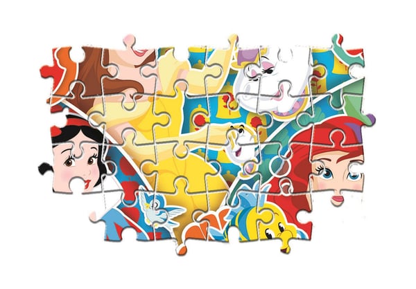 Clementoni 2X20Pcs.Pusle Disney Princess 24766 X6