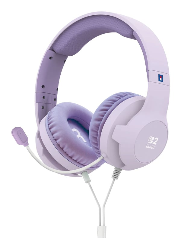 Hori Gaming Headset Cozy Lavender, Kabel, Spela, 350 g, Hörlurar, Violett