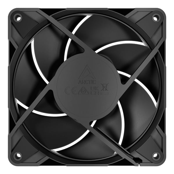 ARCTIC P12 Pro PST kabinettvifte 120 mm 3000 RPM PWM, svart 5-pk