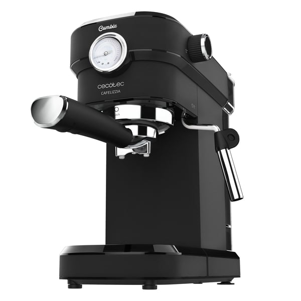 Cecotec Cafelizzia 790 Pro, Sähköpressopannu, 1,2 L, Jauhettu kahvi, 1350 W, Musta, Ruostumaton teräs