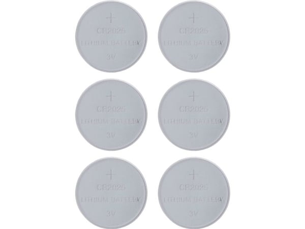 InLine - Paristo 6 x CR2025 - Li - 150 mAh (01281)