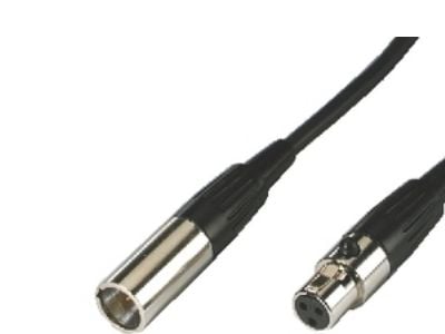 Monacor MCM-500/SW, XLR (3-pin), Hane, XLR (3-pin), Hona, 5 m, Svart