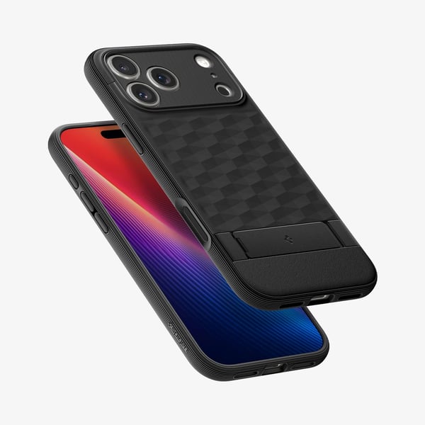 Spigen Parallax S (MagFit), Etui, Apple, iPhone 17 Pro, 16 cm (6.3"), Svart