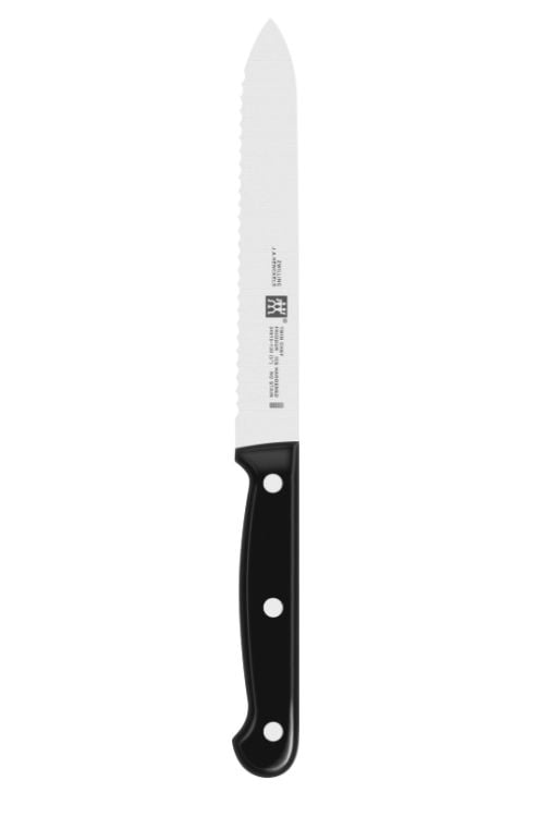 ZWILLING Twin Chef 2, Kniv- / besticksats med block, Rostfritt stål, Plast, 1 verktyg, Knivslip, Rostfritt stål