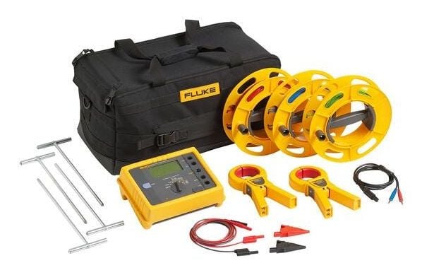 Fluke 1623-2 GEO, Maadoituspakkaus, Harmaa, Keltainen, 250 x 187 x 133 mm, 1,1 kg