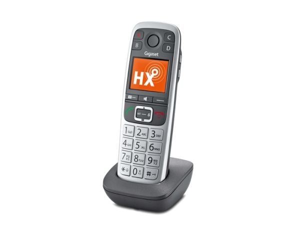 Gigaset E560HX - Langaton lisäluuri, jossa on soittajan tunnistus - DECT\GAP - platinaa