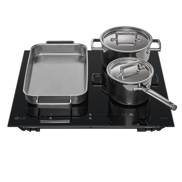 LG CBIZ2435B, Svart, Inbyggnad, 59 cm, Induktionshäll, Keramik, 4 zon(er)