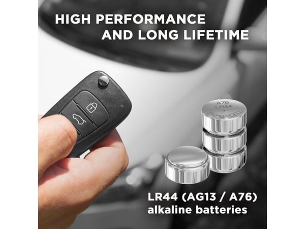 EnerGenie - Batteri 4 x AG13 / LR44 - Alkalisk - 150 mAh
