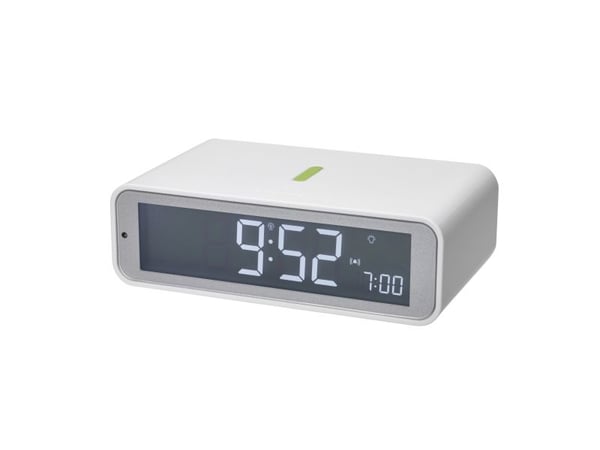 TFA-Dostmann Twist, Digital väckarklocka, Rektangel, Vit, Plast, 12/24h, Alla