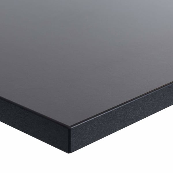 Bordplate ECO X Decor laminatplate 70x140 cm rektangulær, antrasitt
