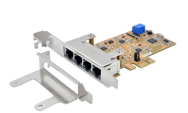 EXSYS EX-6084, Intern, Koblet med ledninger (ikke trådløs), PCI Express, Ethernet, 1000 Mbit/s