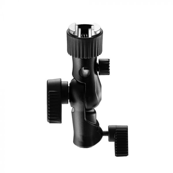 Manfrotto MLH1HS-2, Kiinnityspuristin, Musta, Alumiini, 5/8", 1 kpl, 125 mm