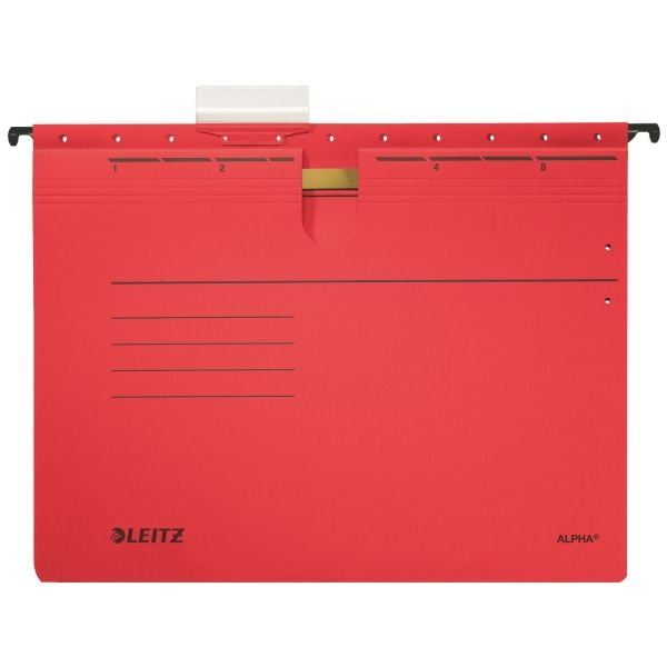 Leitz ALPHA - Hengeperm - for A4 (210 x 297 mm) - rød