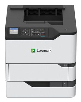 Lexmark MS821dn, Laser, 1200 x 1200 DPI, A4, 52 ppm, Kaksipuolinen tulostus, Musta, Valkoinen
