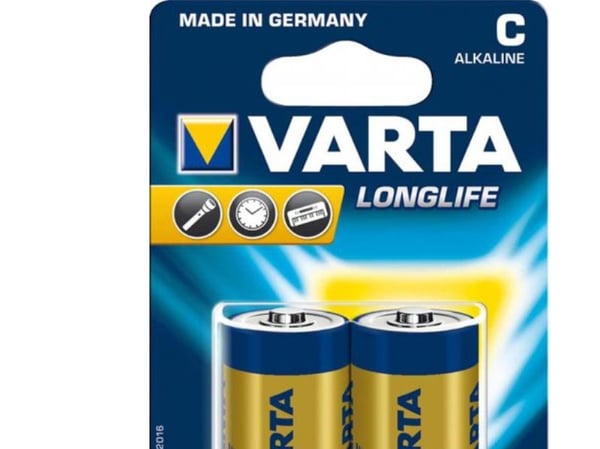 Varta Longlife 04114 - Batteri 2 x C - Alkalisk