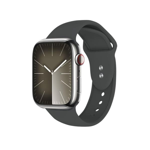 Crong CRG-44LQB-GRP, Klockarmband, Apple, Series 4/5/6/7/8/9/10/11/SE/SE 2/SE 3/ULTRA/ULTRA 2/ULTRA 3 (44/45/46/49 mm), Silikon, 205 mm