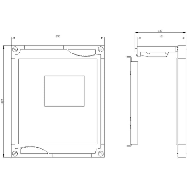 Siemens 8GK4736-2KK12, 300 mm, 250 mm, 450 mm, 24 mm, 1,59 kg
