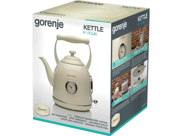 Gorenje Classico K17CLIN - Kjele - 1.7 liter - 2 kW - champagne