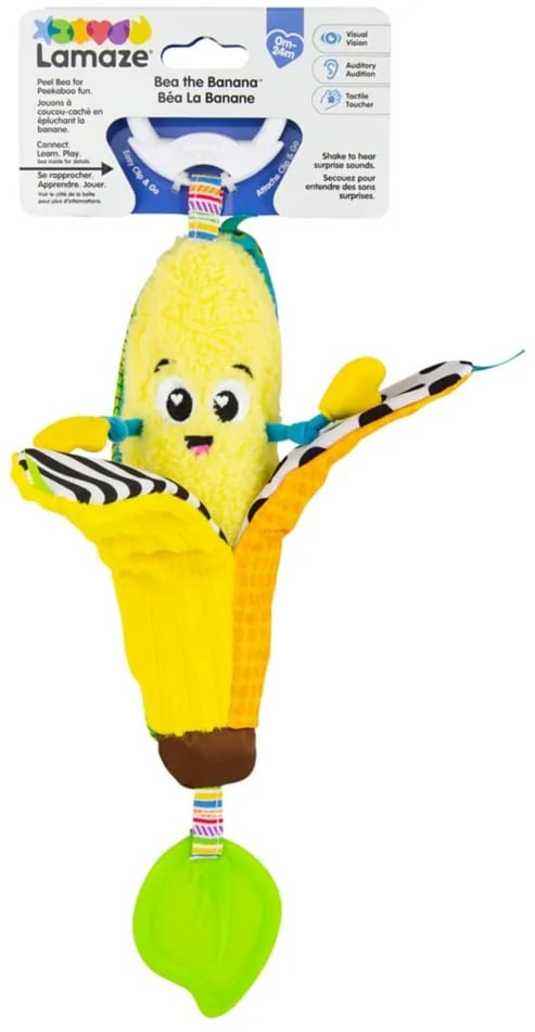 Tomy Tomy Lamaze Banana Benek-maskot med biter