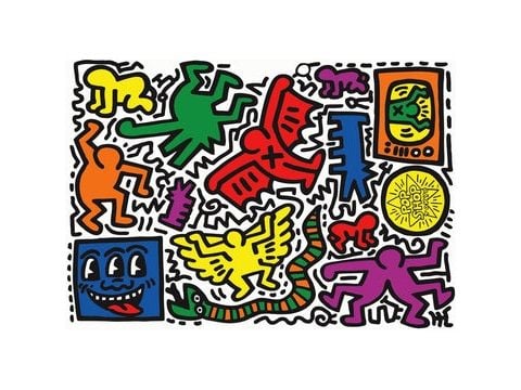 Clementoni puslespill Keith Haring, 1000 brikker
