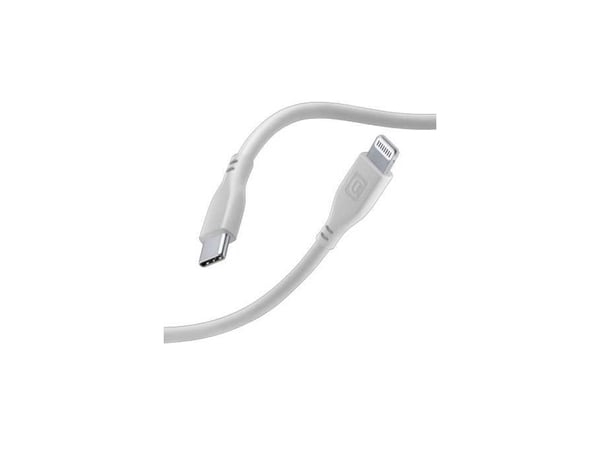 Cellularline 8018080430664, 1,2 m, Lightning, USB C, Hankjønn, Hankjønn, Grå