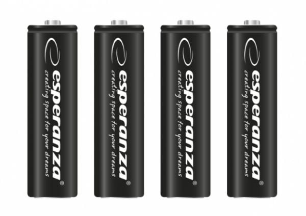Esperanza EZA106 - Batteri 4 x AA / HR6 - NiMH - (ladbare) - 2600 mAh