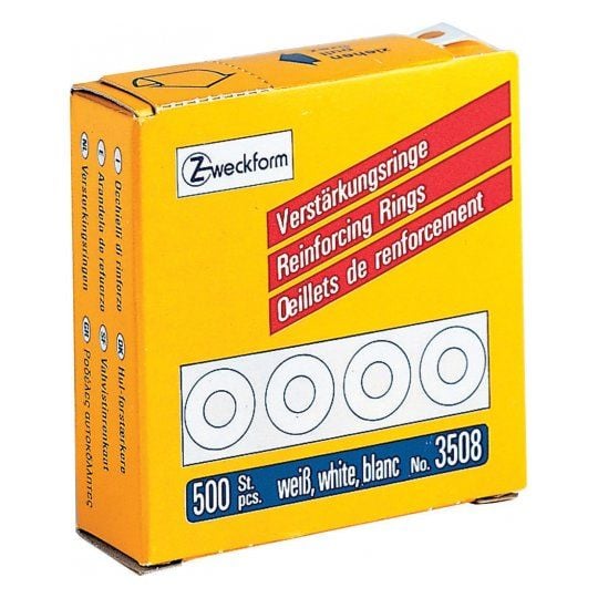 Avery Zweckform - Forsterkningsring - hvit (en pakke 500)