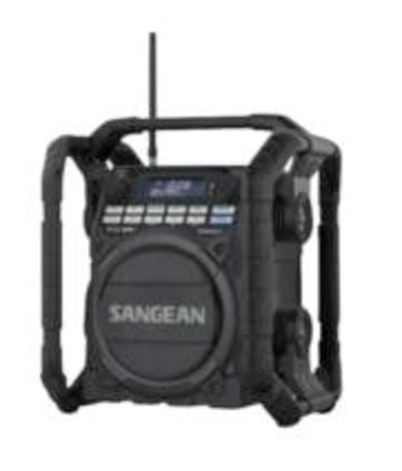 Sangean U-4 DBT+, Henkilökohtainen, Digitaalinen, DAB, DAB+, FM, 7 W, LCD, musta