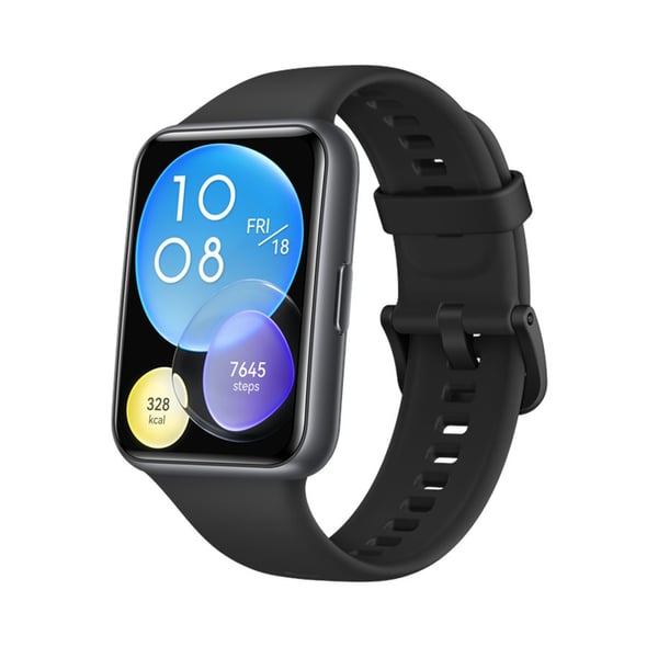 Huawei | Watch Fit 2 Active - Älykello hihnalla - ranteen koko: 130-210 mm - Musta