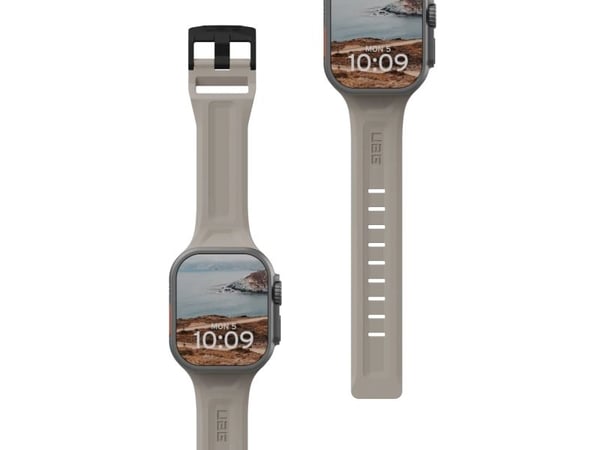Urban Armor Gear 191488113636, Klockarmband, Apple, Watch Ultra 2/Ultra, Silikon, Rostfritt stål, Svart
