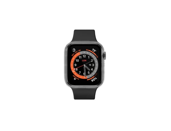 FIXED Pure - Skyddsfodral för smartwatch - 44mm - härdat glas, polykarbonat - klar - för Apple Watch Edition Series 6, Hermès Series 6, Nike SE, Ni...