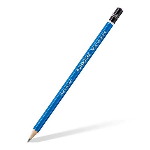 STAEDTLER Mars Lumograph - Penna - 2B, 2H, 4B, 6B, B, HB - 2 mm (paket om 6)