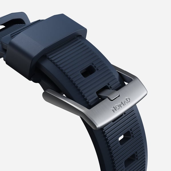 Nomad NM01296485, Band, SmartWatch, Blå, Apple, Watch 49mm, 46mm, 45mm, 44mm, and 42mm (Ultra 1-3, Series 1-11, and SE), Gummi