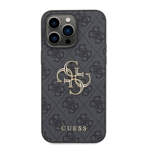 Veske Guess iPhone 15 Pro Max 4G stor metalllogo - fotosett
