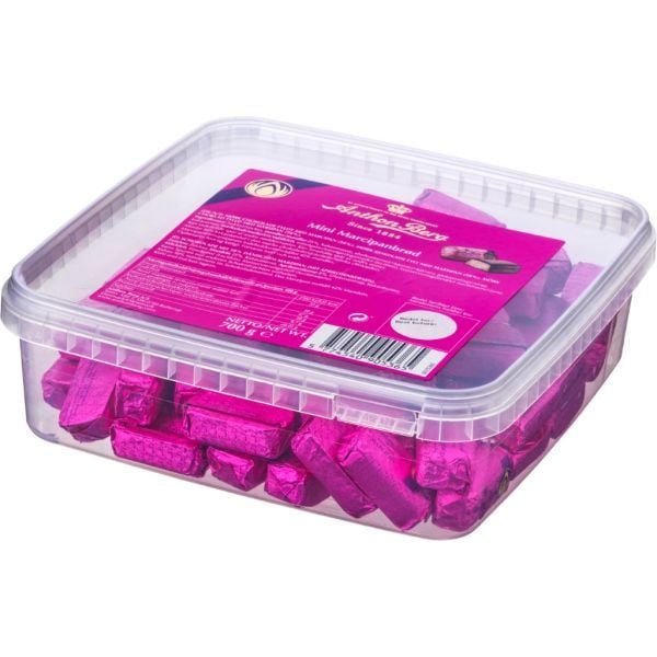 Anthon Berg Marcipanbrød Mini 700g i plastbøtte