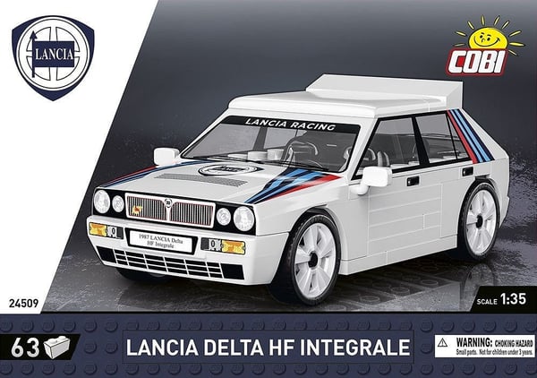 COBI Lancia Delta HF Integrale, Byggeklosser, 6 år, 63 stykker