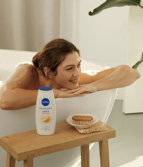 Nivea Duschgel Care Orange 650 ml