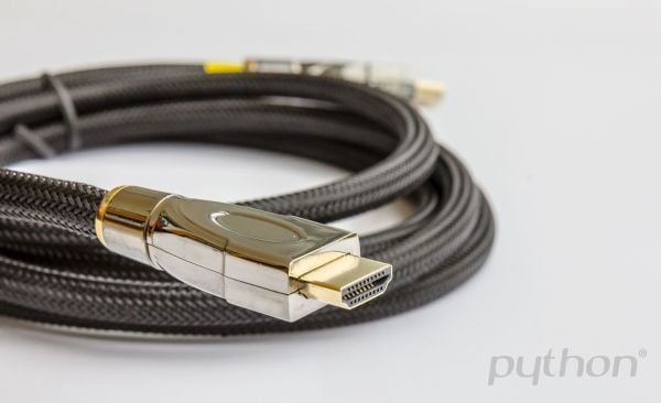PYTHON HDMI 2.0-kabel 3m Ethernet 4K*2K UHD gullbelagt OFC svart
