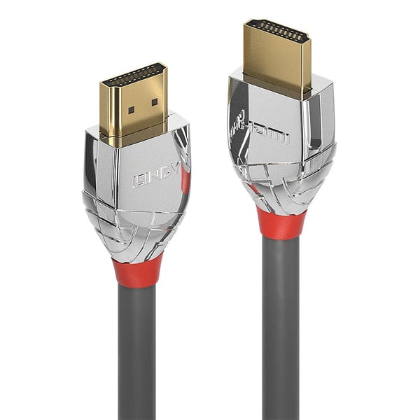 Lindy 37873, 3 m, HDMI Type A (Standard), HDMI Type A (Standard), 4096 x 2160 piksler, 3D, Grå, Sølv