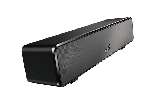Genius USB SoundBar 100, 2.0 kanaler, 6 W, 6 W, 3 O, 5,08 cm (2"), Svart